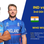 India vs England 3rd ODI Match